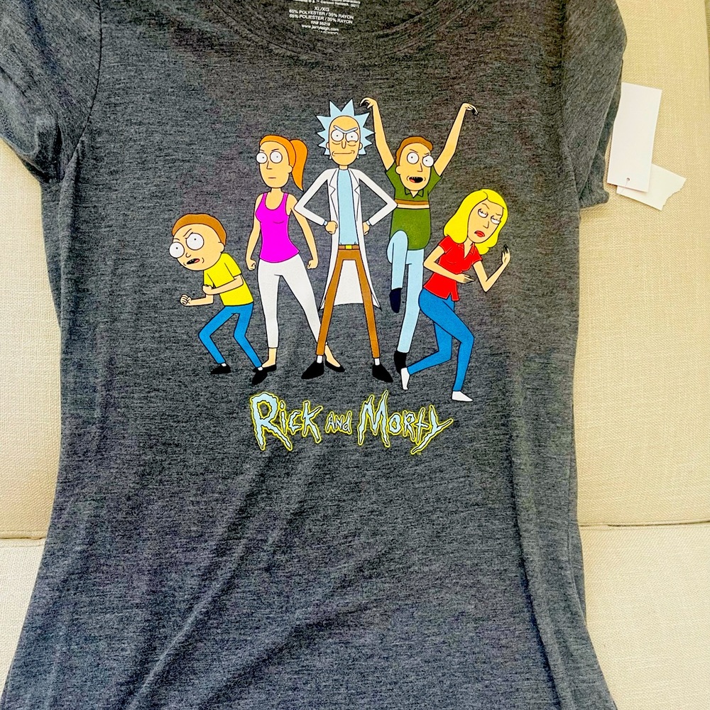 Adult Swim Rick and Morty Shirt -two sz SM & XL